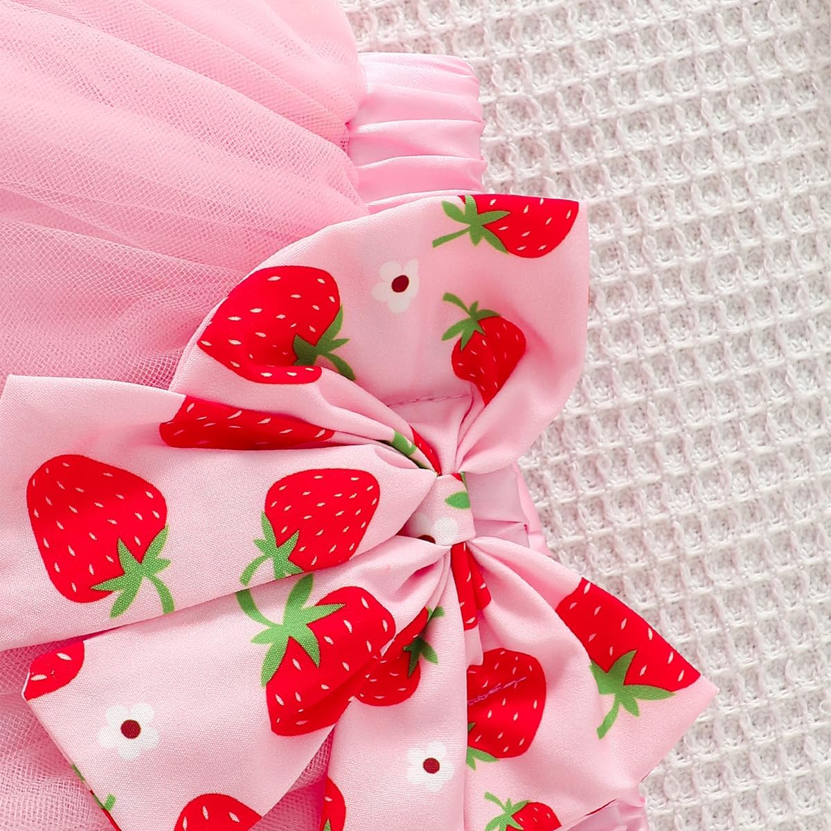 Baby Girls 1st Birthday Outfits Short Sleeve Romper Tutu Skirt Sets with Headband One Year Old Girl Clothes - Image 6