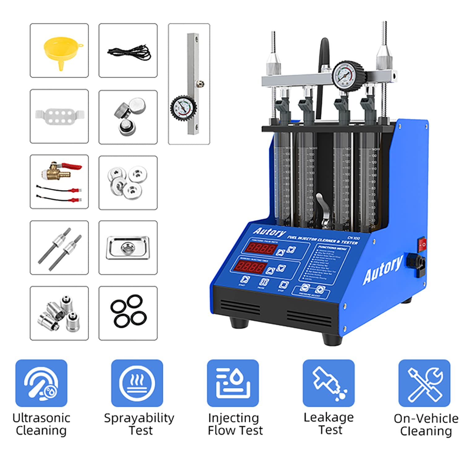 Buy Fuel Injector Cleaner Machine & Tester, Ultrasonic Fuel Injector