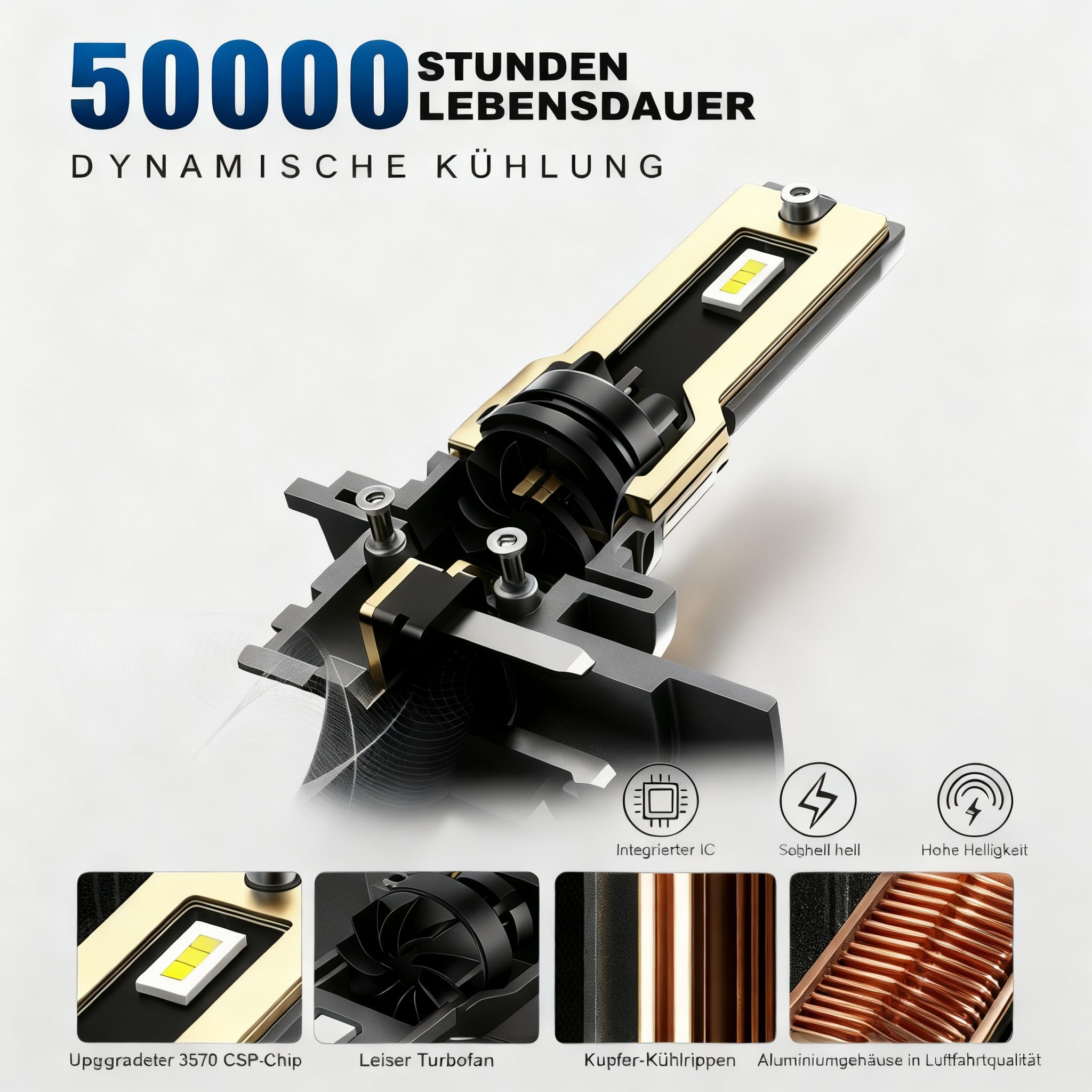 XRC 9012 Lamp Auto 80 W 16000 LM 6000K (2 STÜCK)