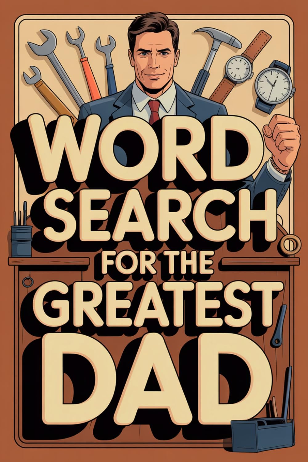 Word Search for The Greatest Dad: Fathers Day Gifts: Boredom Buster for Curious Men to Celebrate Family Bonds - Activity Book for Adults