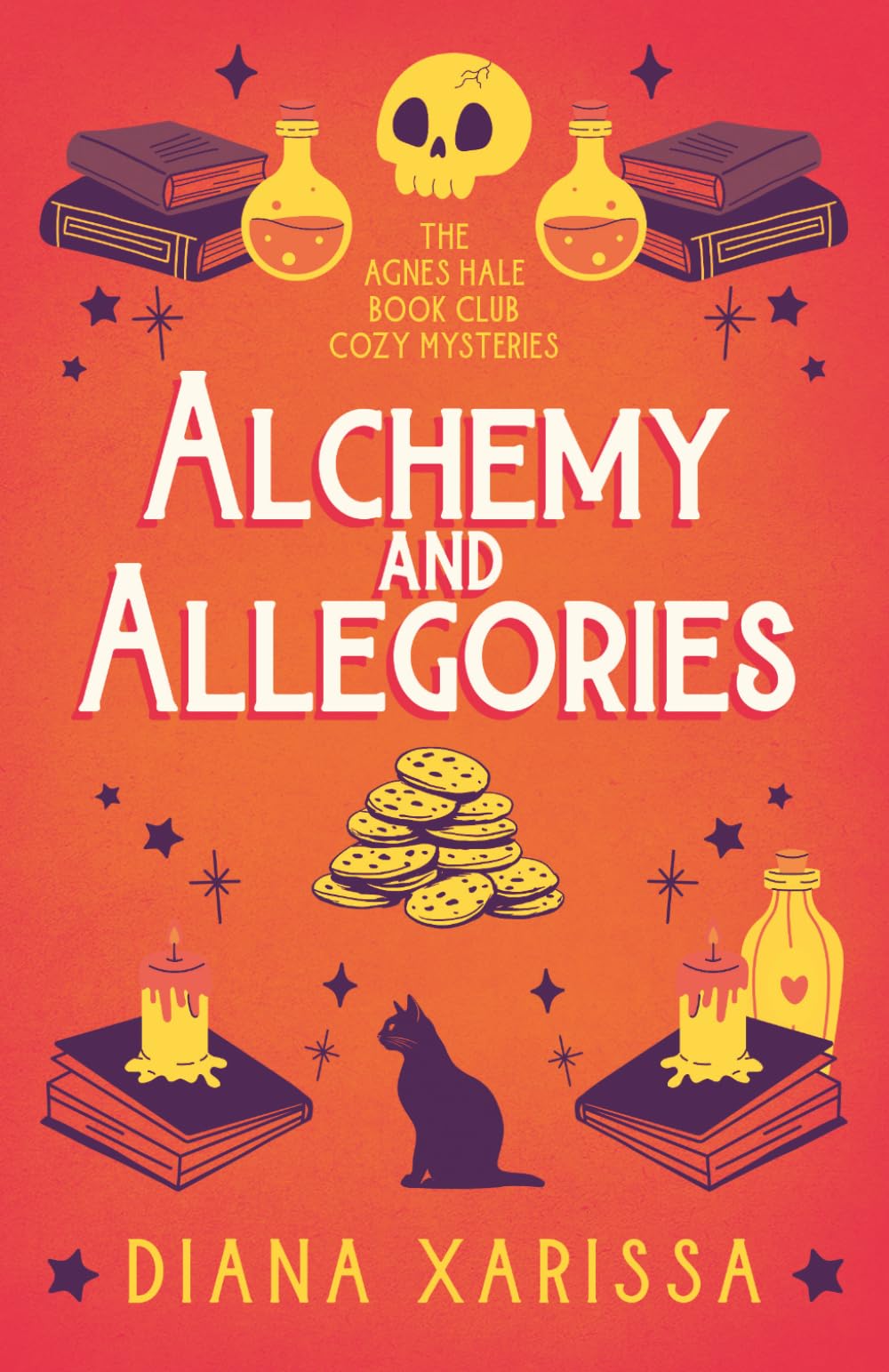 Alchemy and Allegories: A Small-Town Paranormal Cozy Mystery (Agnes Hale Book Club Cozies)