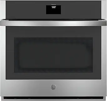 GE 30 in. Single Smart Convection Wall Oven with No-Preheat Air Fry in Stainless Steel