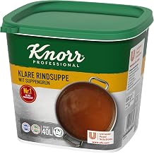 Knorr clear beef soup with soup green cattle broth according to a proven recipe 1 pack 1 x 088 kg