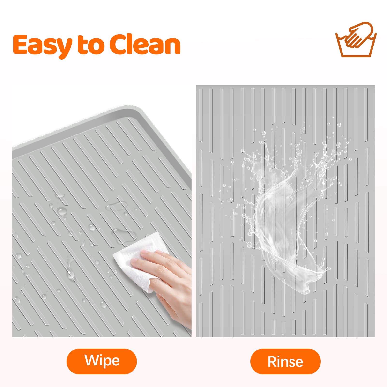 Tapis d'urine pour chiens, 127 x 86,4 cm, extra large, réutilisable, tapis d'apprentissage de la propreté, antidérapant, étanche, protection du sol d'intérieur