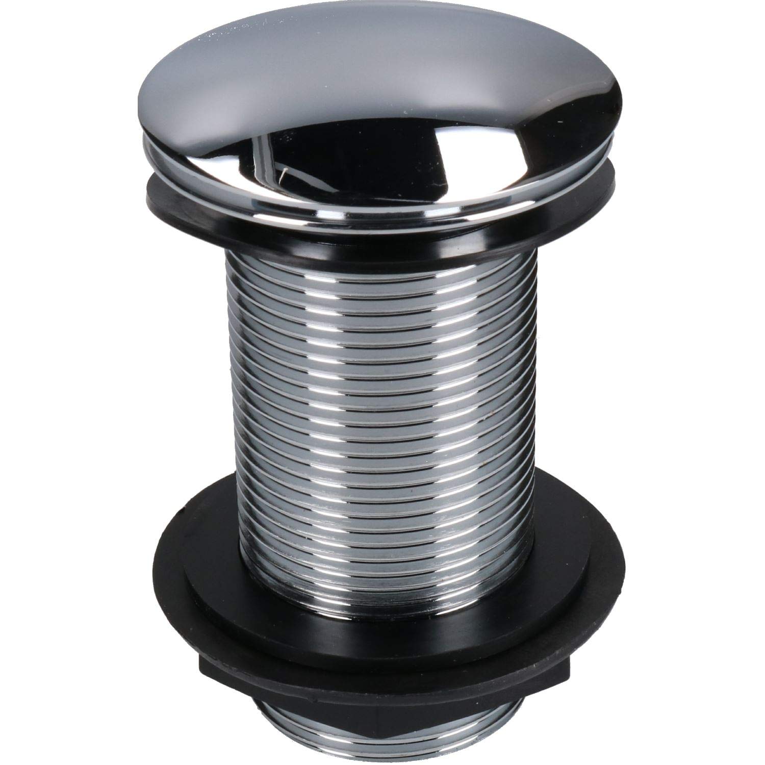 AB Tools Plumbob 761674 Quick-clac Chrome-Plated Brass Basin Plug Unslotte