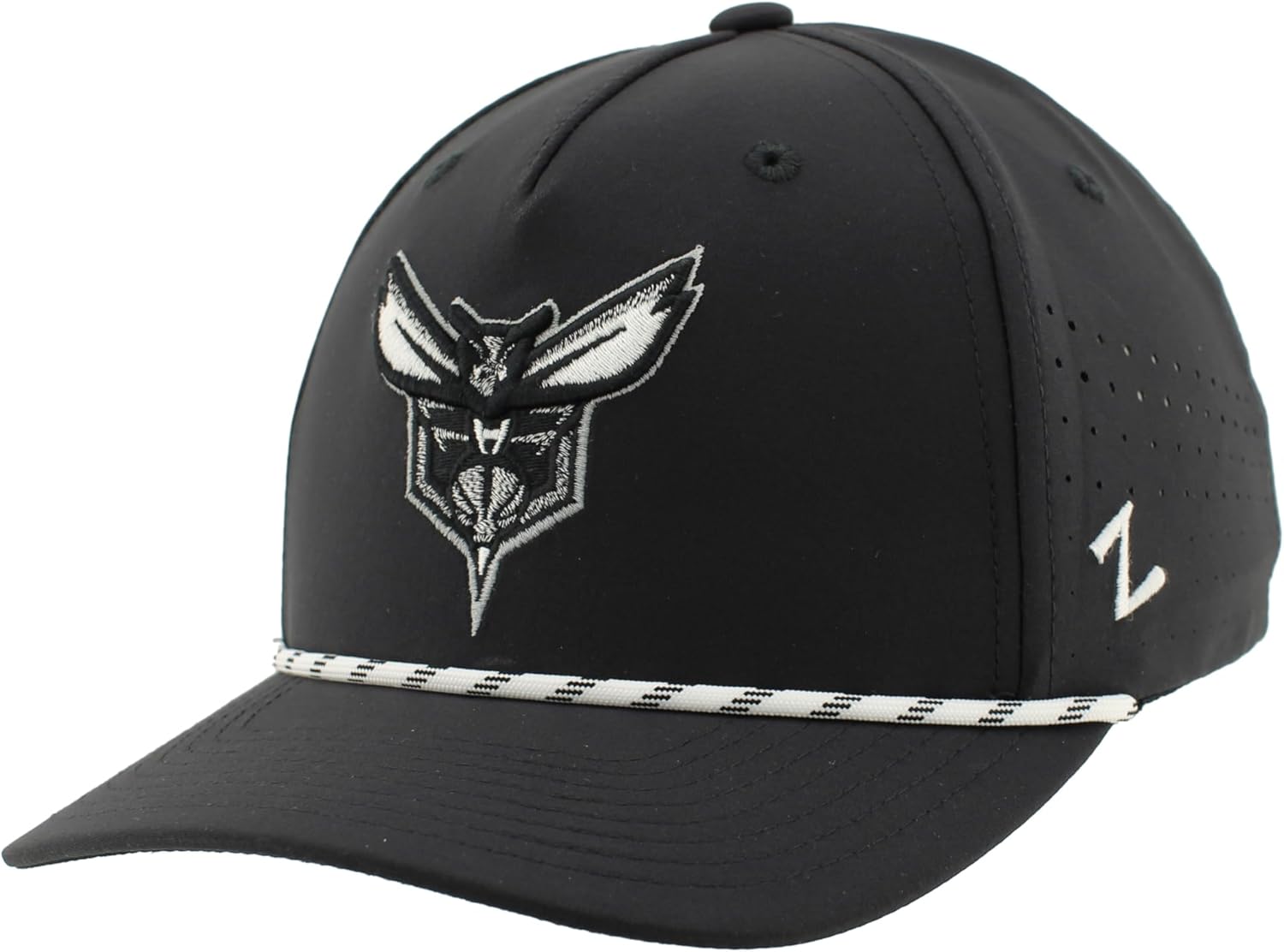 ZHATS NBA Unisex-Adult NBA Officially Licensed Rope Hat Snapback Performance Black