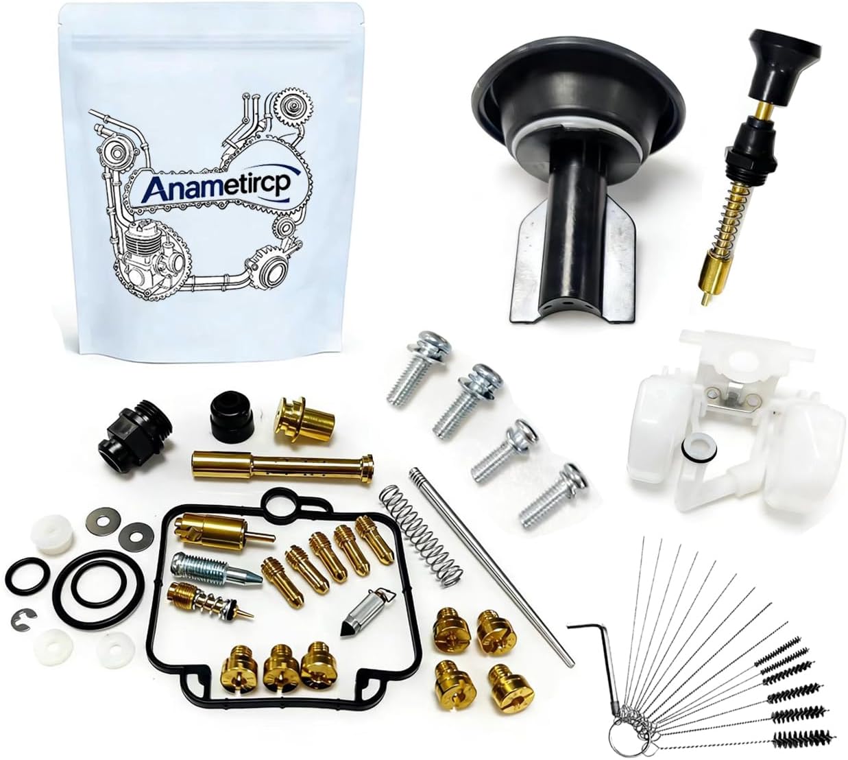 Carburetor Rebuild Kit for Suzuki DR650 Motorcycles Mikuni BST40 Carburetor[Anametircp]