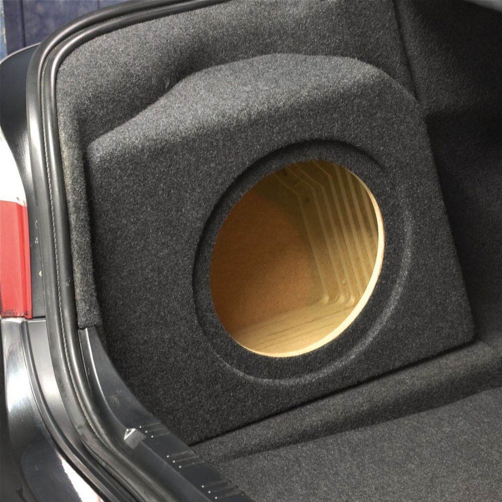 Maxxcount MDF Subwoofer Gehäuse 8L - Für BMW 3 E46 Cabrio