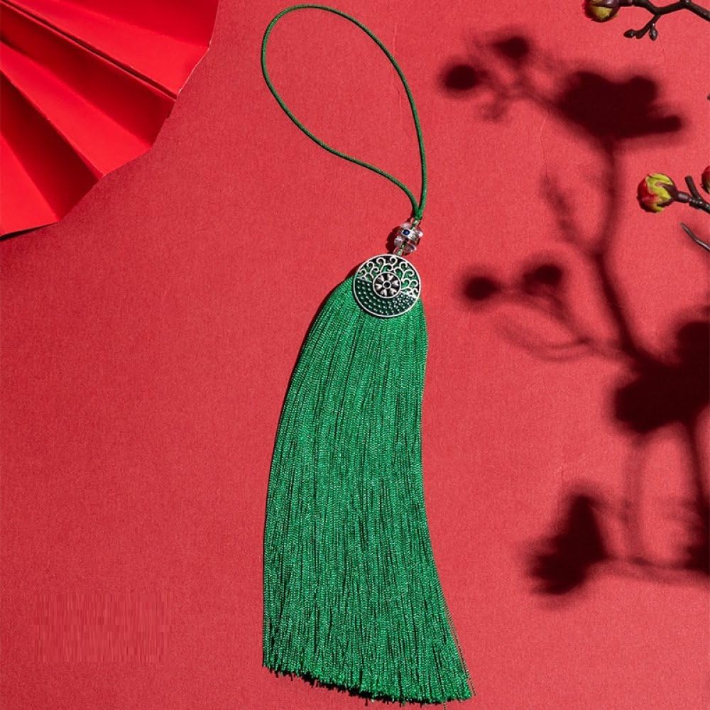 qbodp 10 Pieces Tassels Bulk,6 Inch Long Tassel Hanging Ornament,Handmade Craft