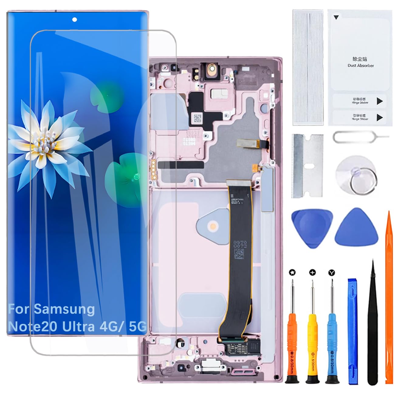 Écran Samsung Note20 Ultra TFT Solution Écran Noir N985F Doré