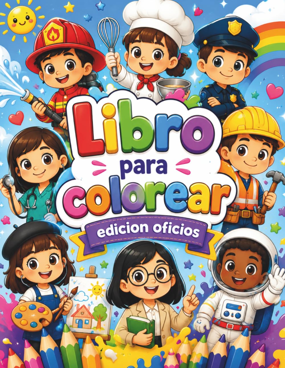 Libro para colorear: Oficios