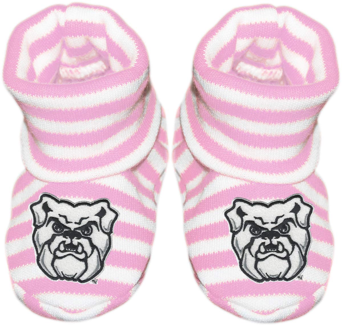 Creative Knitwear Butler University Newborn Baby Striped Bootie Sock