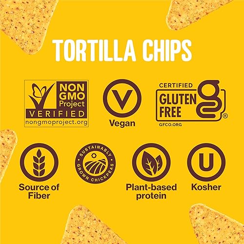 Miniatura 3 de HIPPEAS Chips de tortilla  Rockin Ranch  1 onza 18 unidades  Snacks veganos sin gluten crujientes y de proteínas