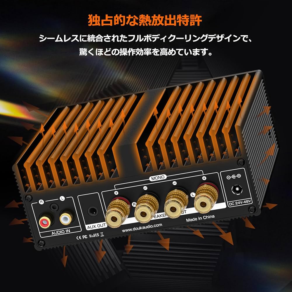 Amazon.co.jp: Douk Audio & Nobdound A100 HIFI パワーアンプ
