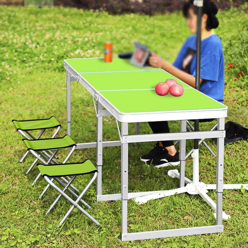 LXXSH Folding Table-Folding Table in Outdoor Picnic Party Dining Camping Table Portable Aluminum : Patio, Lawn & Garden