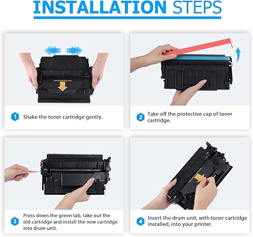 Miniatura 5 de CF289X 89X - Cartucho de tóner negro con chip de alto rendimiento, 2 unidades de repuesto compatibles para HP 89X CF289X 89A CF289A para HP