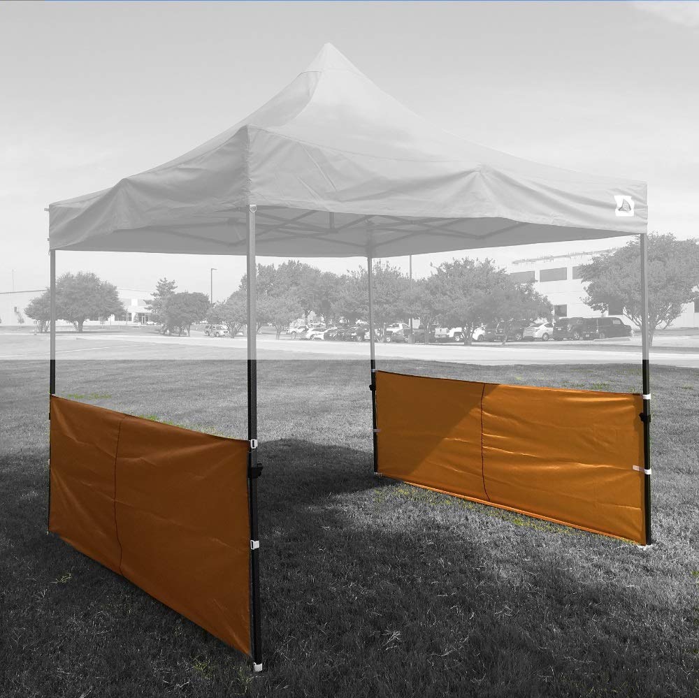 Half Walls (2 PCS) Burnt Orange - for Pop Up Tent Canopy Shelter 10'x10', 10'x15', 10'x20'