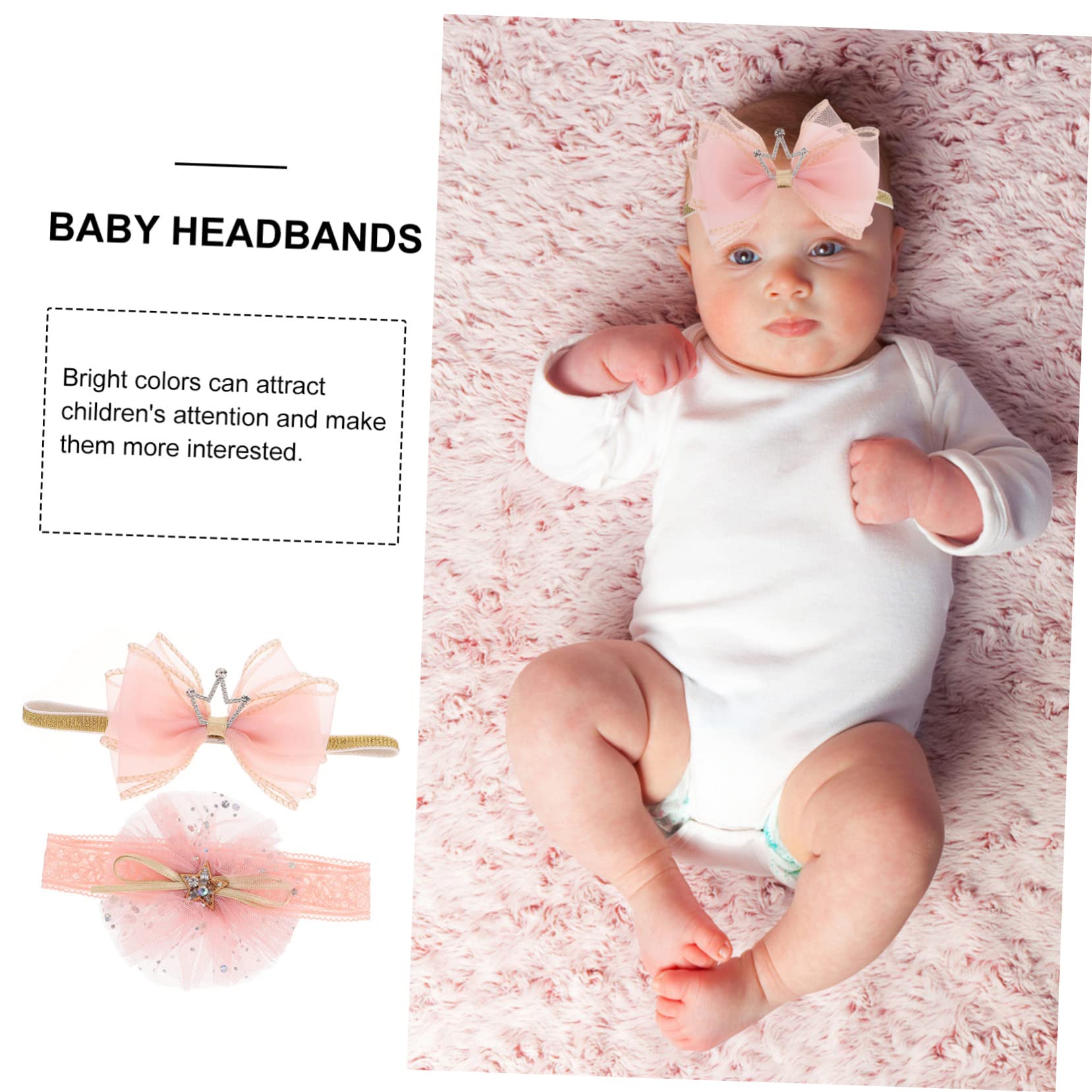 Abaodam 10 Pcs Accessorio Dei Della Fascia Fascia Per La Testa Fasce Per Fasce Del Bambino Per Infantile Fasce Per Il Bambino Della Ragazza Del