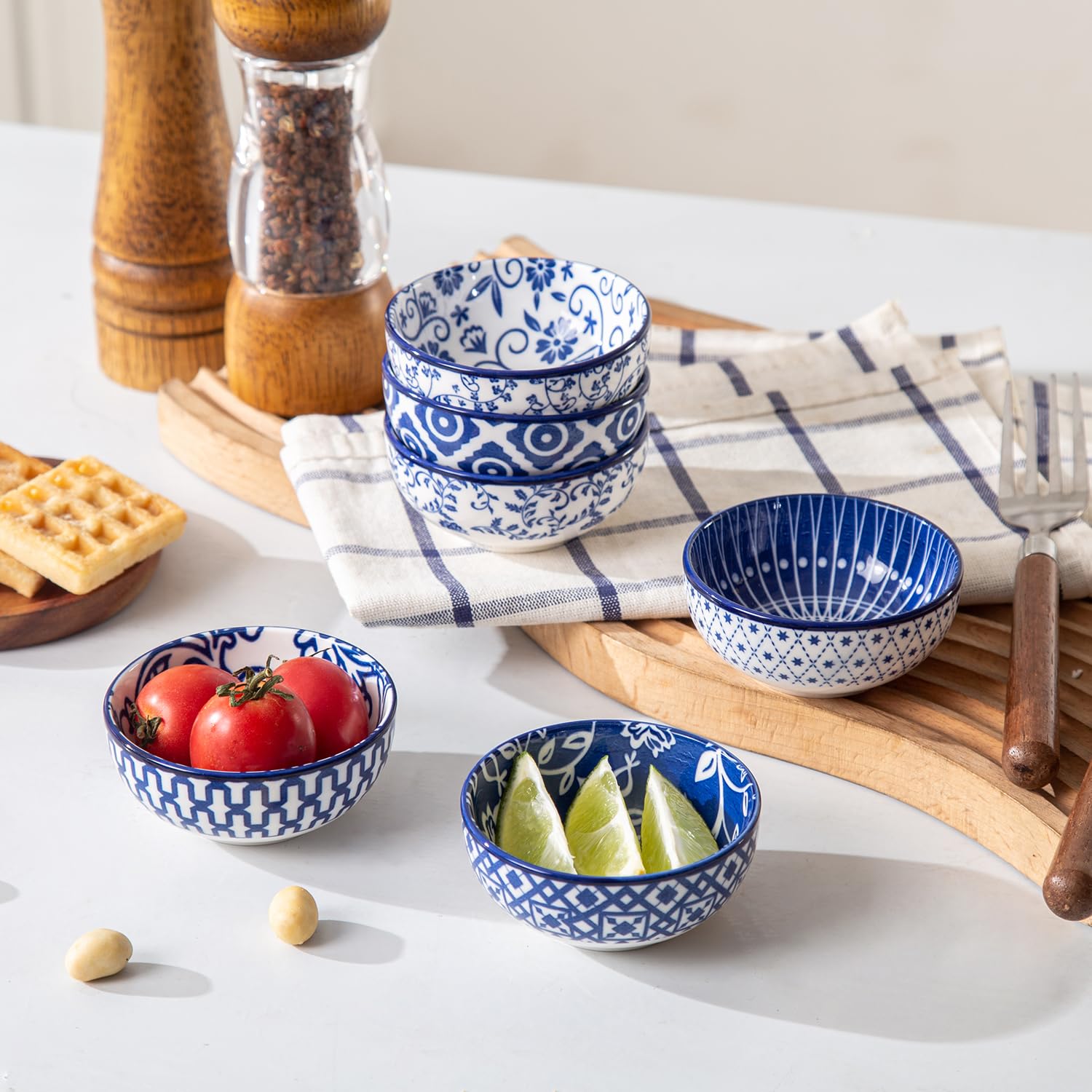 Soy Sauce Dish Ceramic Oz Small Dipping Bowls Inch Small