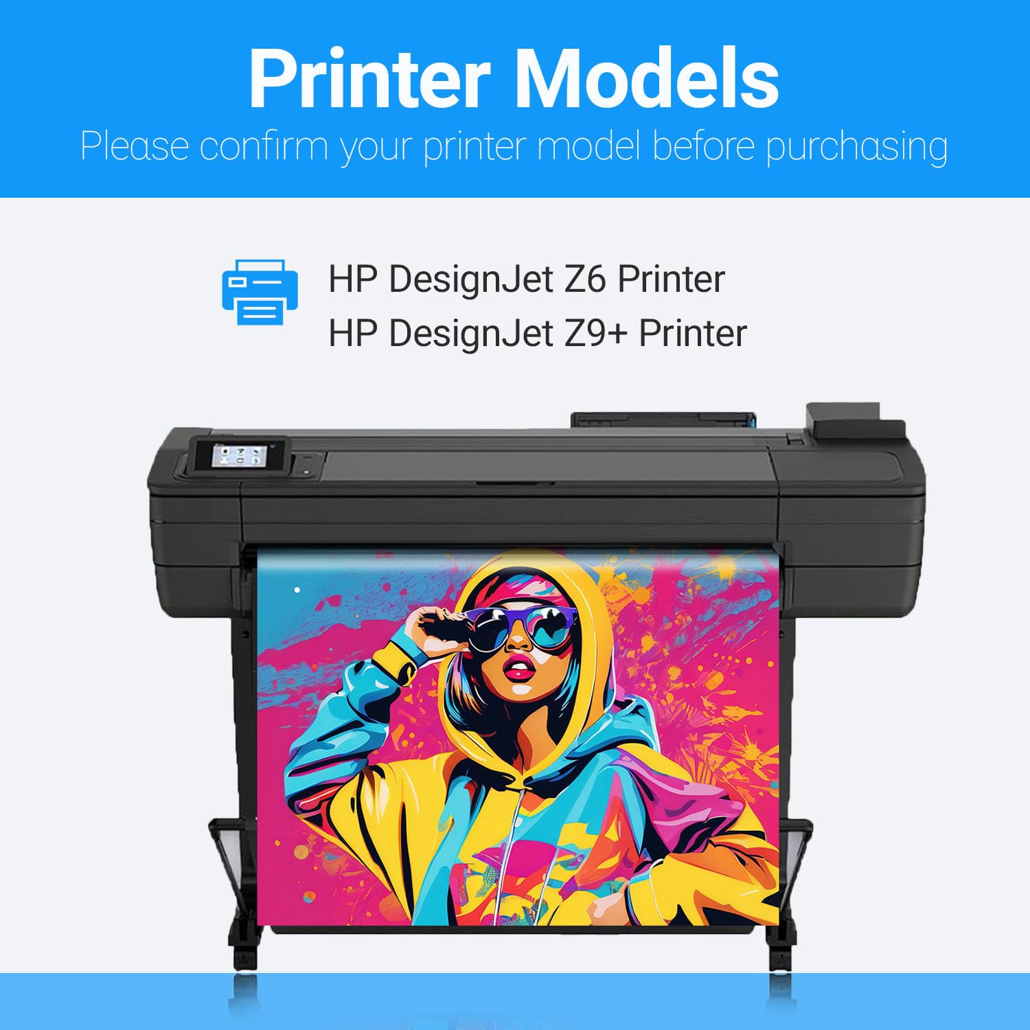 LCL 746 746XL PBK ad alta capacità da 300-ml Cartuccia d'inchiostro | Sostituzione per HP 746 P2V82A Compatibili con HP DesignJet Z6 Printer HP DesignJet Z9+ Printer (1-Pack)