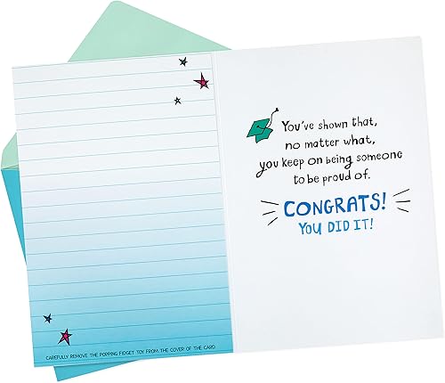 Miniatura 2 de Hallmark Tarjeta de graduación para niños con Pop It (Wow)