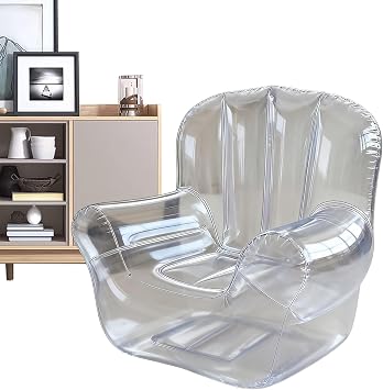 Blower Up Chair, Outdoor Air Cushion Sofa, Chair, Bedroom, Travel, Poolside, Balcony, Outdoor, Lawn, Indoor Ergonomic Transparent Sofa