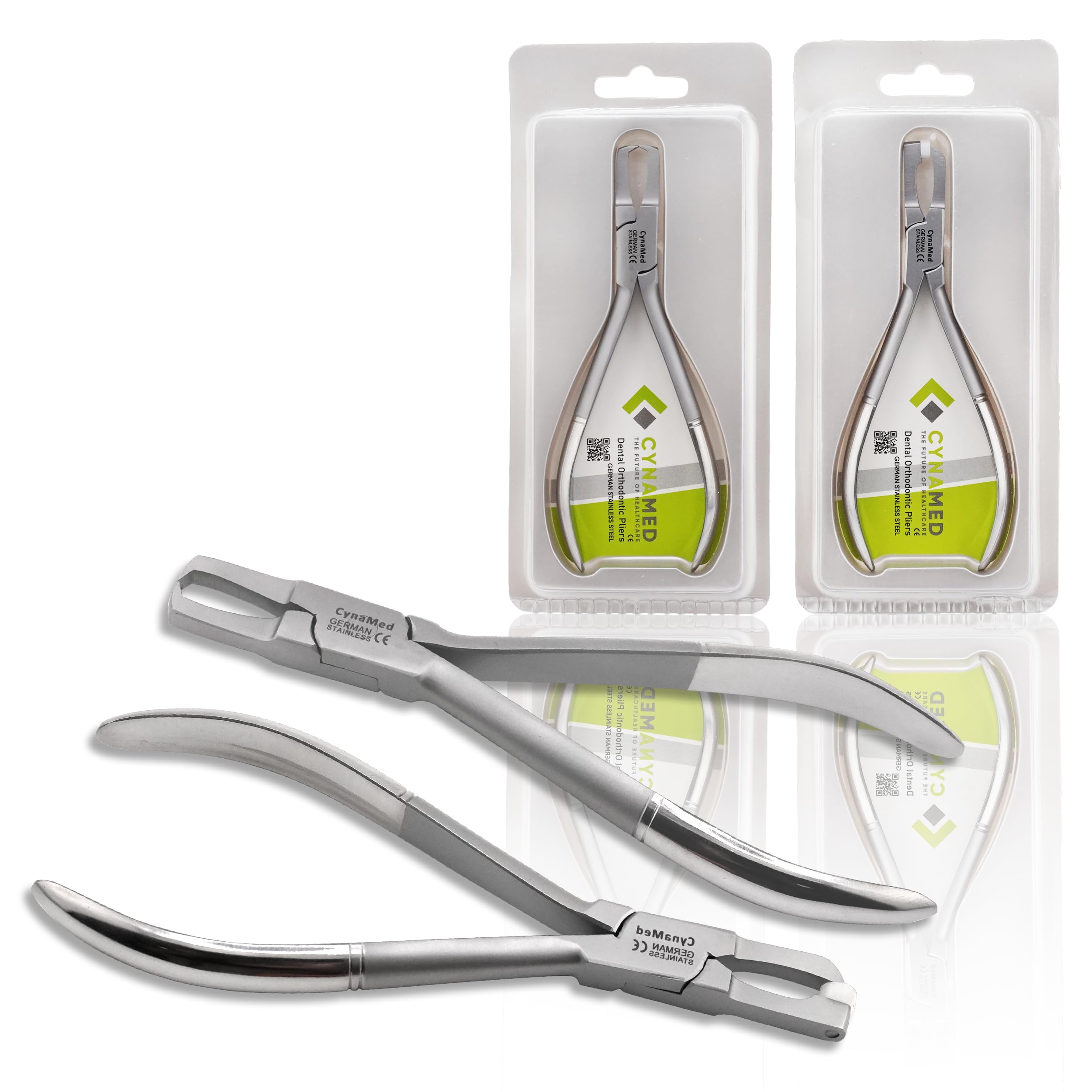 2-in-1 Orthodontic Pliers Kit: Braces Removing Plier and Band Removing Plier - Premium Grade Tools for Safe and Easy Braces and Band Removal at Home by Cynamed