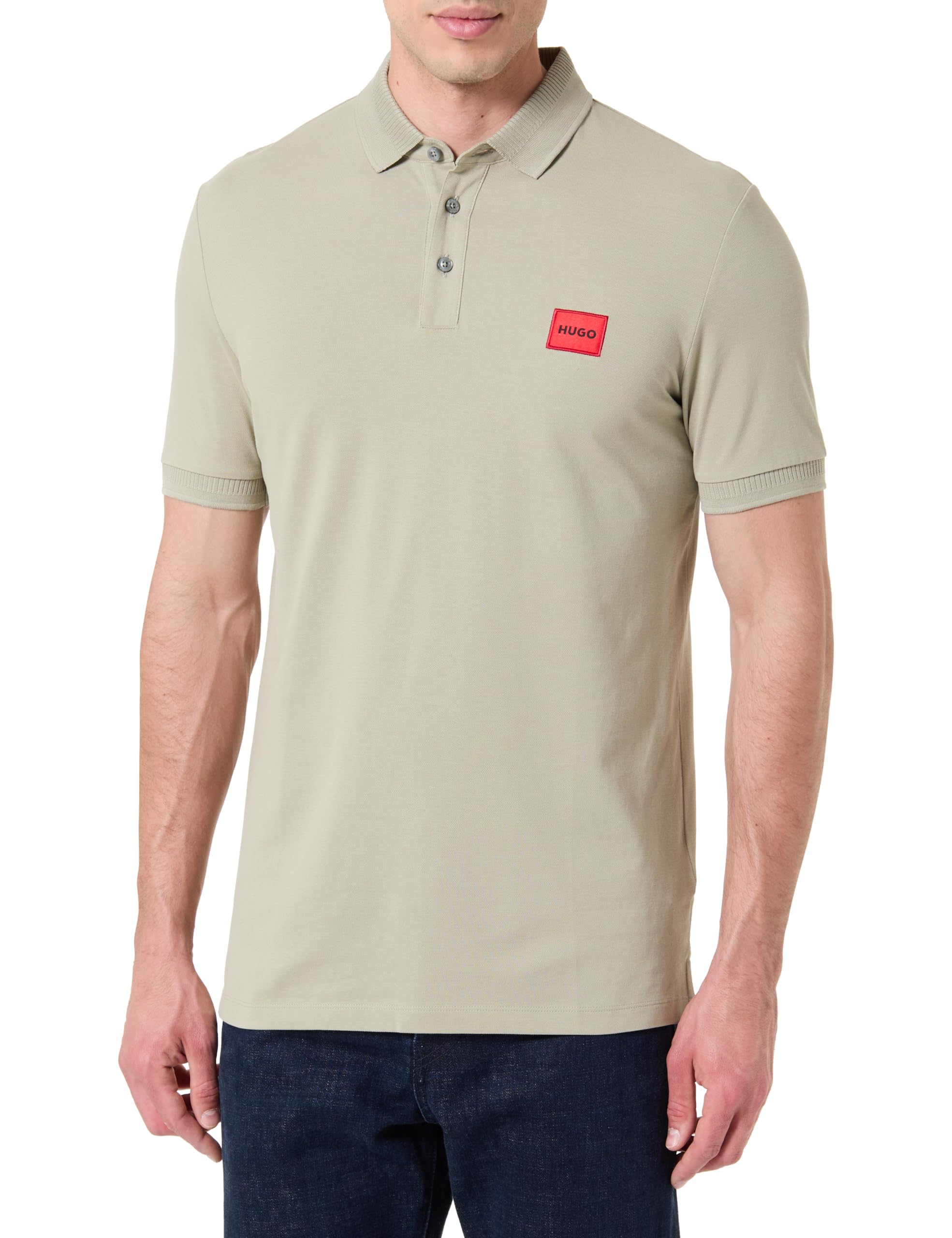 Hugo Men's Polo Shirt, Light/Pastel Green 337, XL