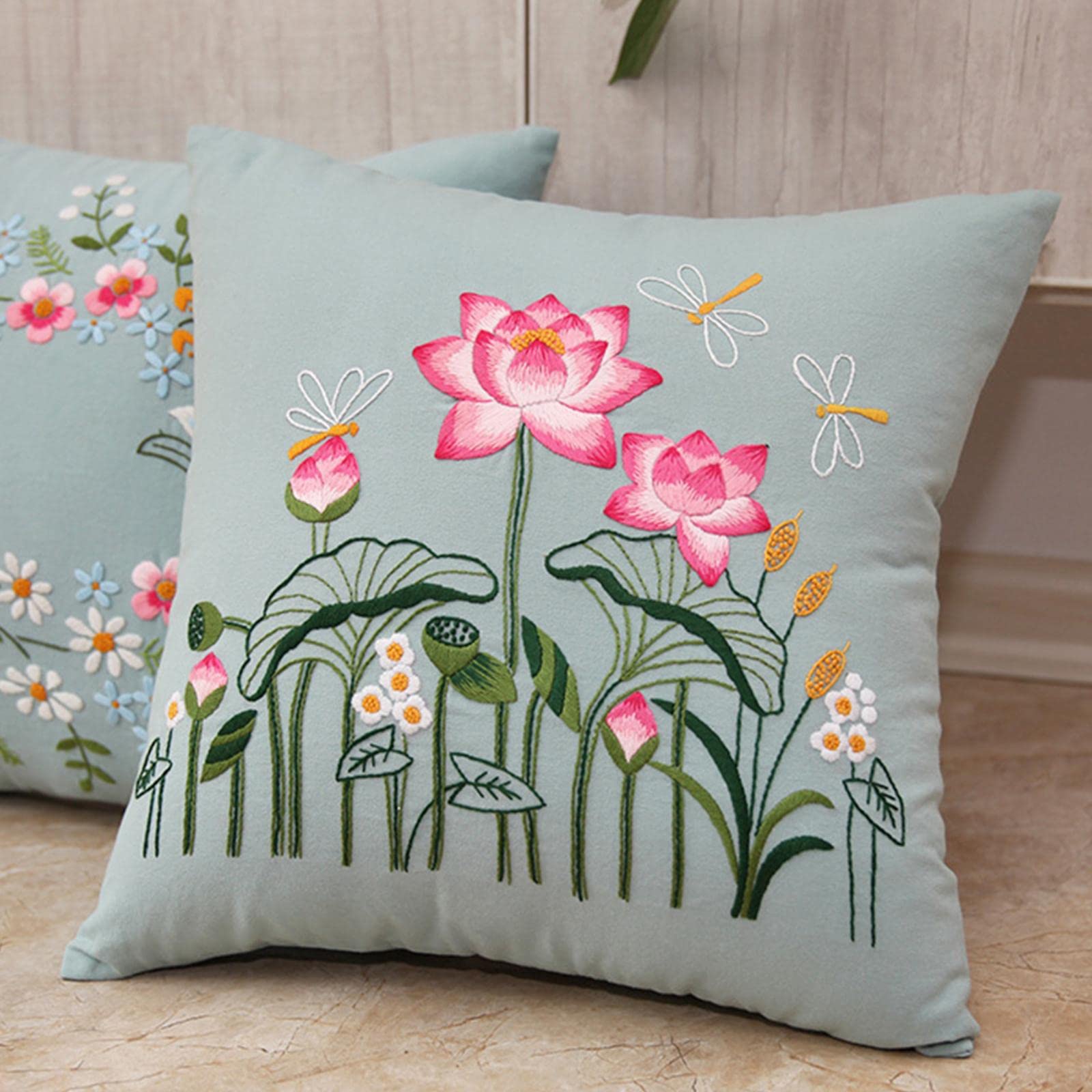 Amazon | 初心者向け刺繍枕カバーキットDIYクラフトクロスステッチ