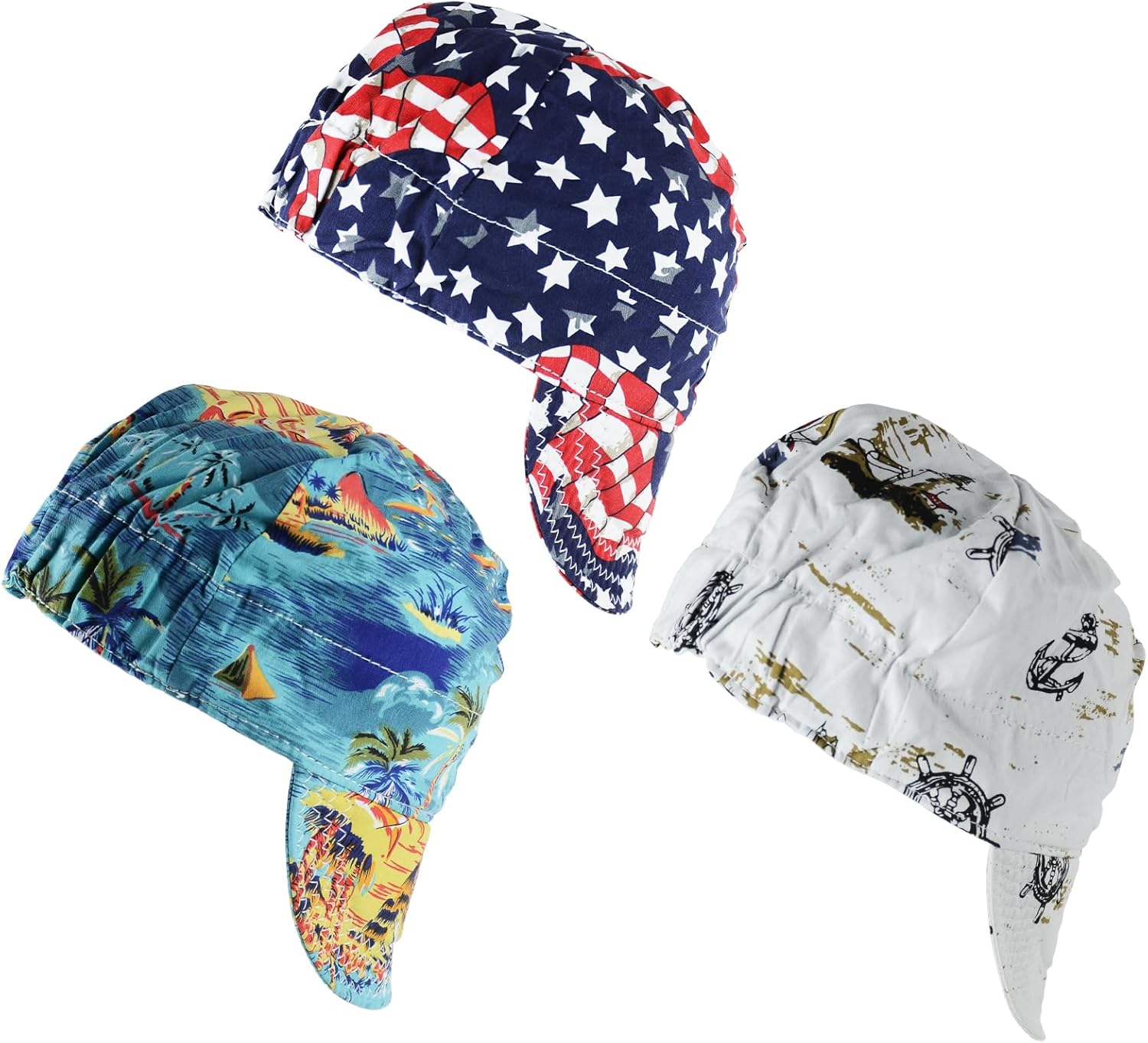 Three Unique Welding Caps