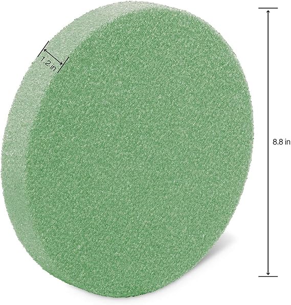 FloraCraft FloraFoM Disc 1.2 Inch x 8.8 Inch Green