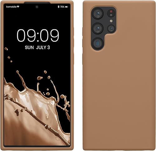 Miniatura 349 de kwmobile Funda Compatible con Samsung Galaxy S22 - Funda de teléfono de silicona TPU con acabado suave - Rojo Ruibarbo Piedra antigua,Azul