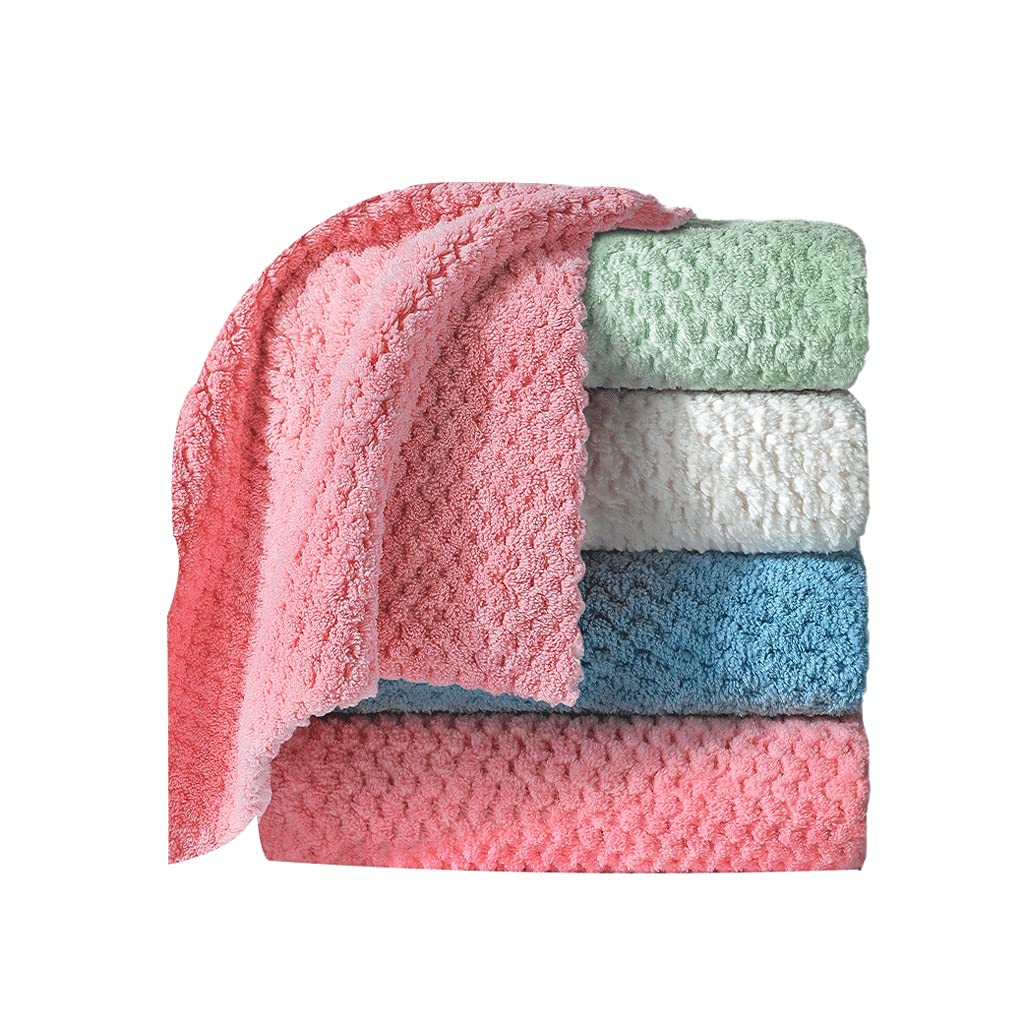 Dishcloth Absorbent Rag and Dish Cloth for Household Use Kitchen Cleaning Degreasing Dish Towel Suitable for Daily Kitchen