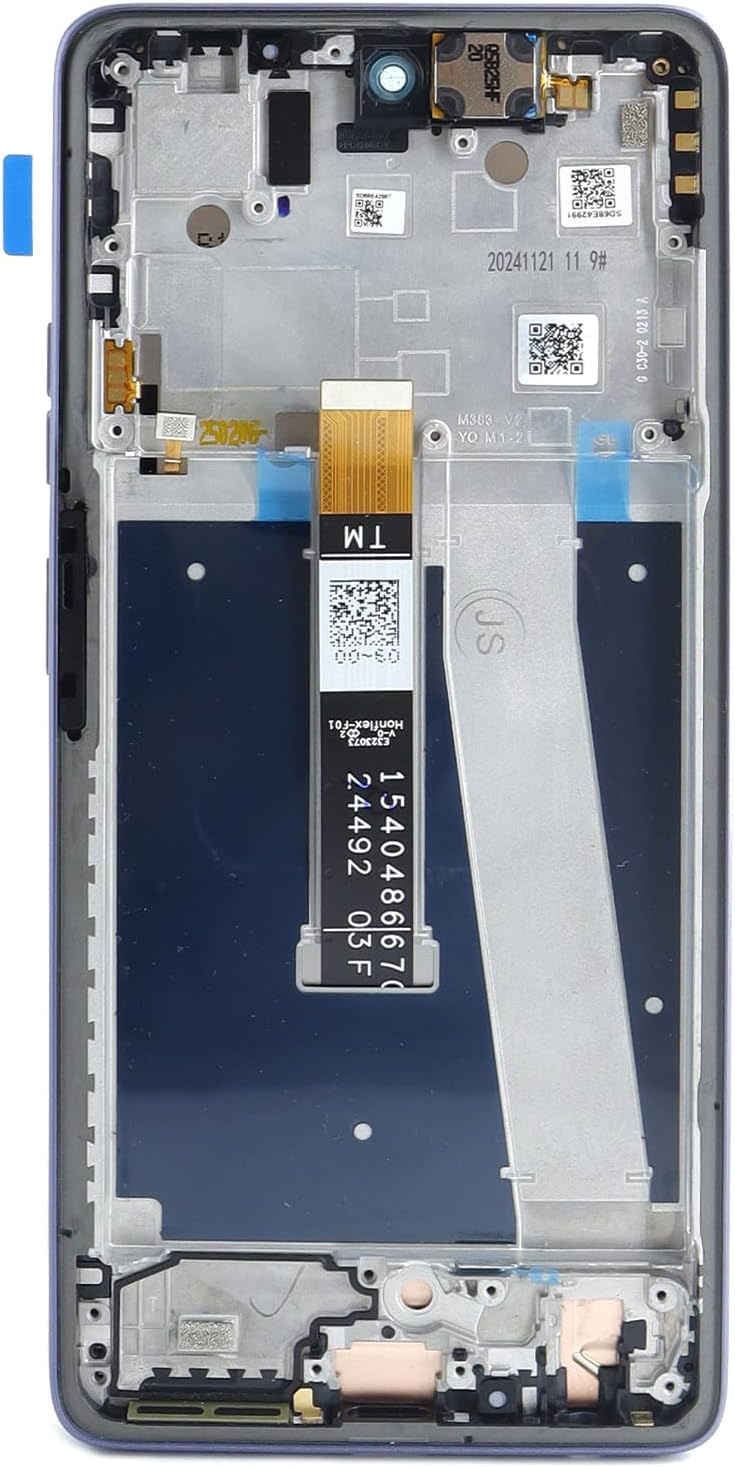 LCD Display Touch Screen Panel Digitizer with Frame Blue Assembly Replacement for Motorola Moto G Power 5G 2025 XT2515v XT2515-1 XT2515-2