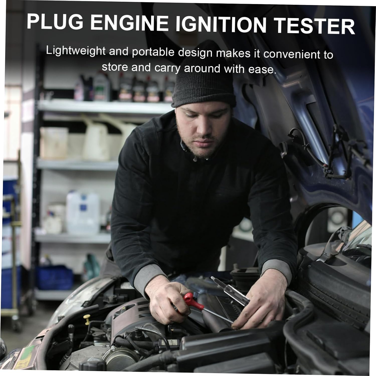 Plug Engine Ignition Tester Inline Plug Tester for Accurate Vehicle Diagnostics Lightweight Design for Easy Carrying for and Car Use