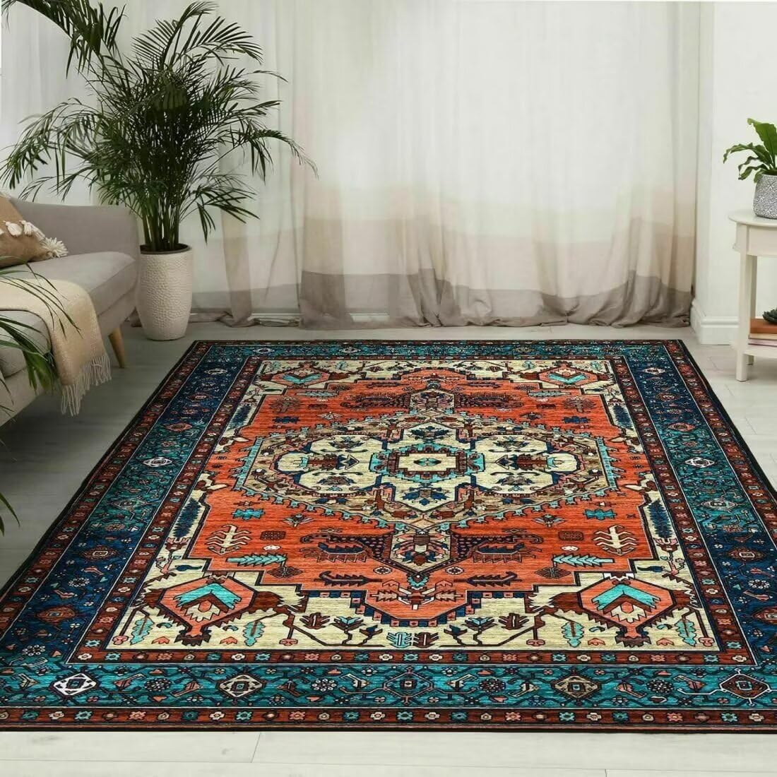 Déco chambre enfant douce grand tapis de salon 80x160cm pour la maison