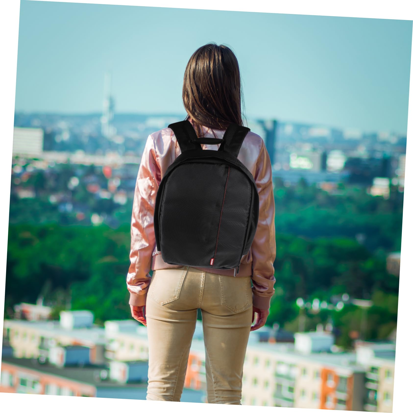 DOITOOL Borsa fotografica Macchina fotografica sling bag borsa macchina fotografica Telecamera zaino borsa reflex impermeabile Borsa per fotocamera reflex borsa per lenti Mancare rosso