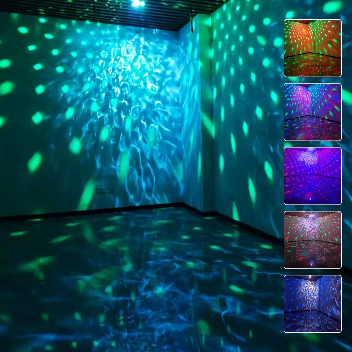 DJ Partylichter4 Discokugeln Discolichter PartylichterDisco Lights | Praktisches Partylicht für viele Anlässe: Geeignet für Tanzfeiern zu Hause, Clubs, KTV, Geburtstag, Weihnachten und Halloween