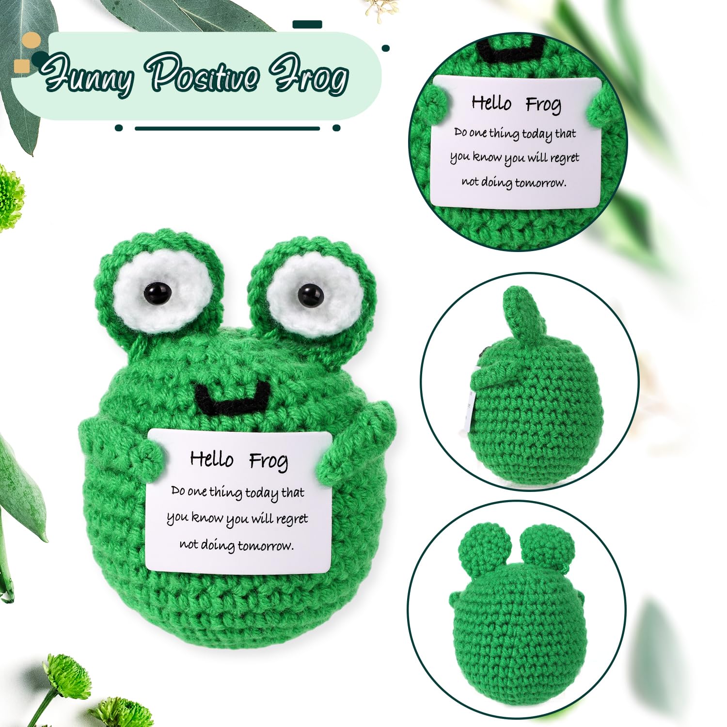 GGSTDDUP 50 Stück Mini-Froschfiguren Aus Harz – Mit 10 Verschiedenen Hüten, Für Deko & Sammler – Süße Partygeschenke