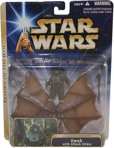Ewok con Asalto Planeador de Ataque a Endor Retorno de la Jedi Deluxe Star Wars Set