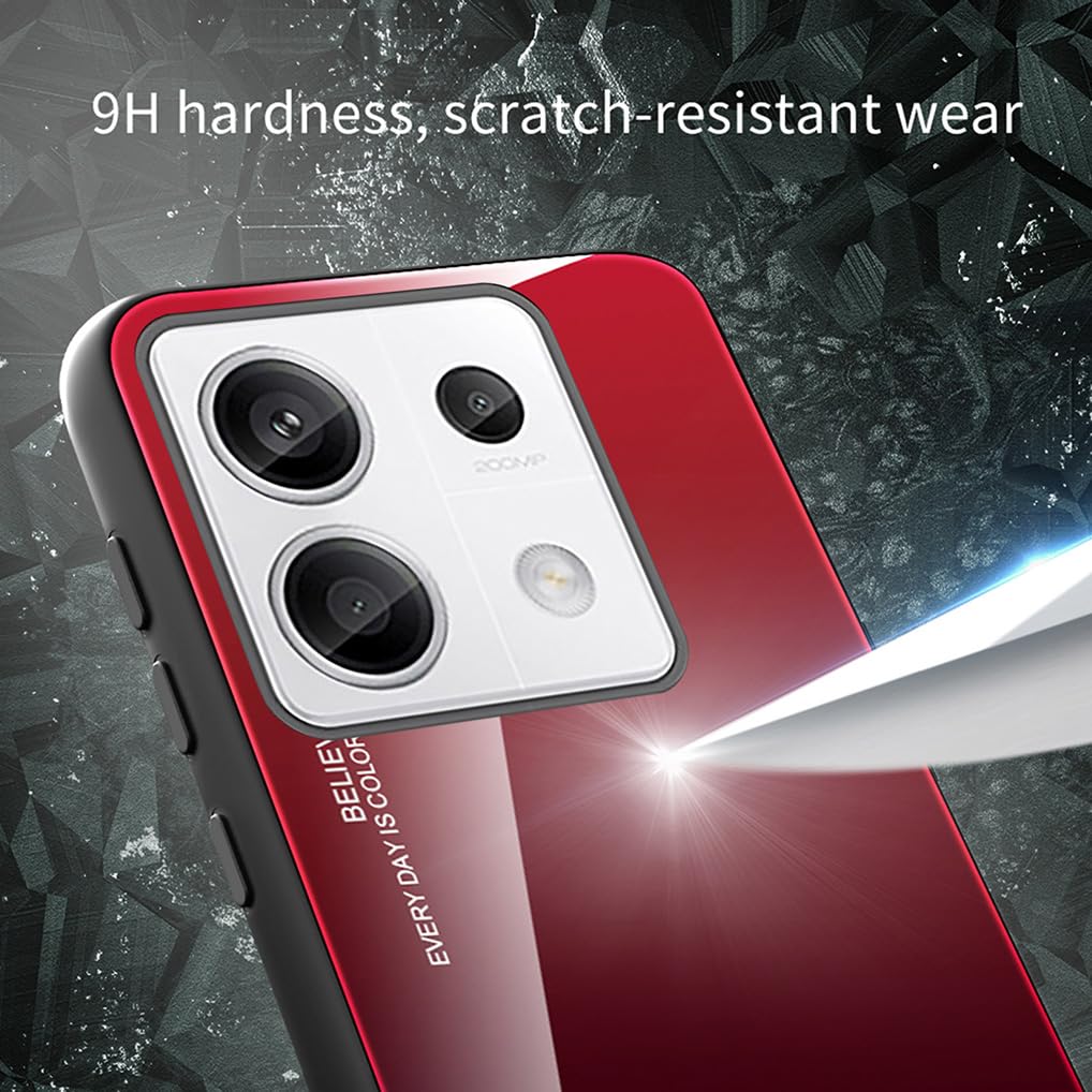 SEAHAI Case For Xiaomi Redmi Note 13 Pro 5G / Xiaomi Poco X6 5G, Ultra Thin Hard Translucent PC Matte Back Soft TPU Silicone Dual Layer Hybrid Shockproof Cover, With Ring Holder - View #9