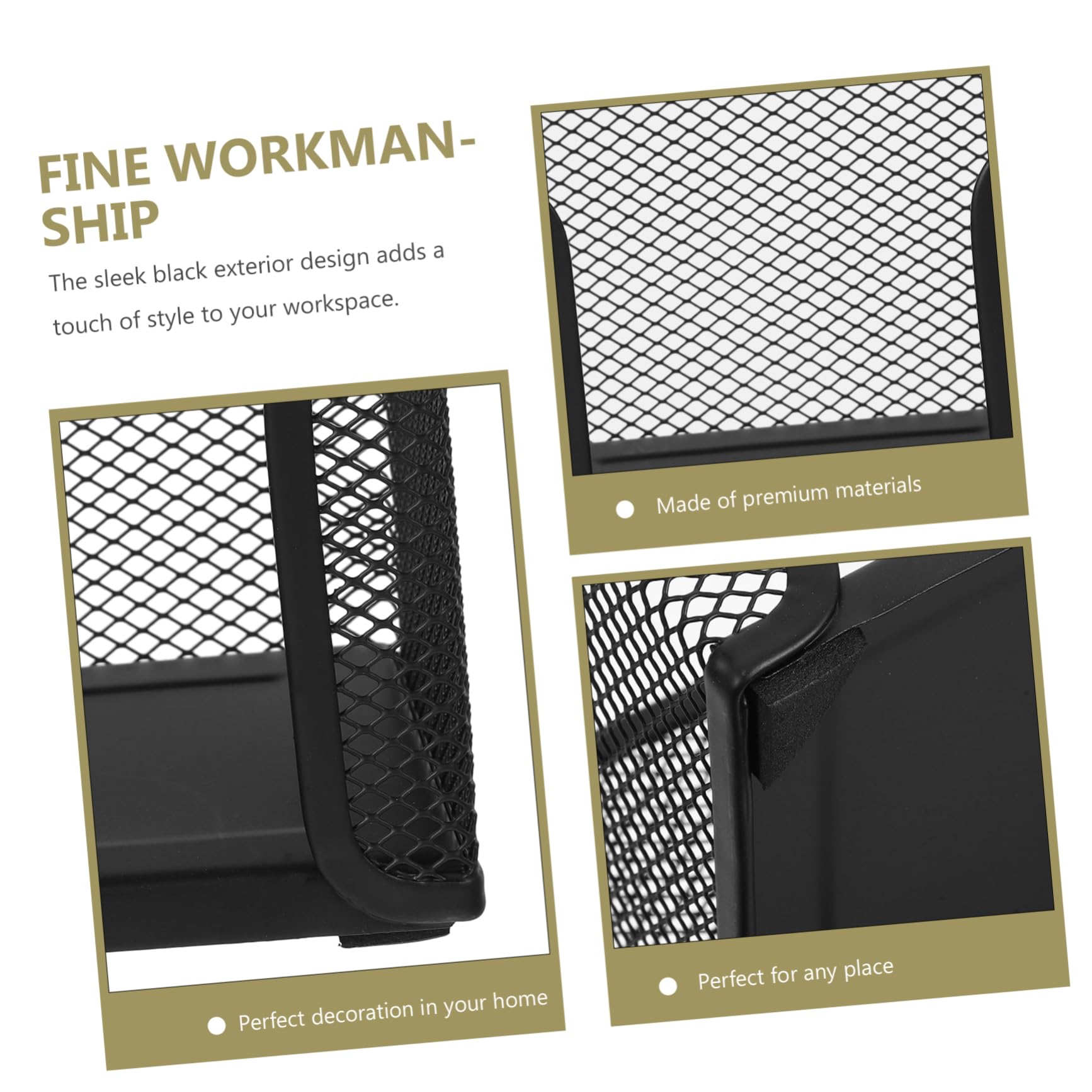 12pezzi Organizer Per Memo Rete Porta Note e Penne Per Scrivania Facile Da Installare e Multi-funzionale Design Elegante Per Ufficio e Studio