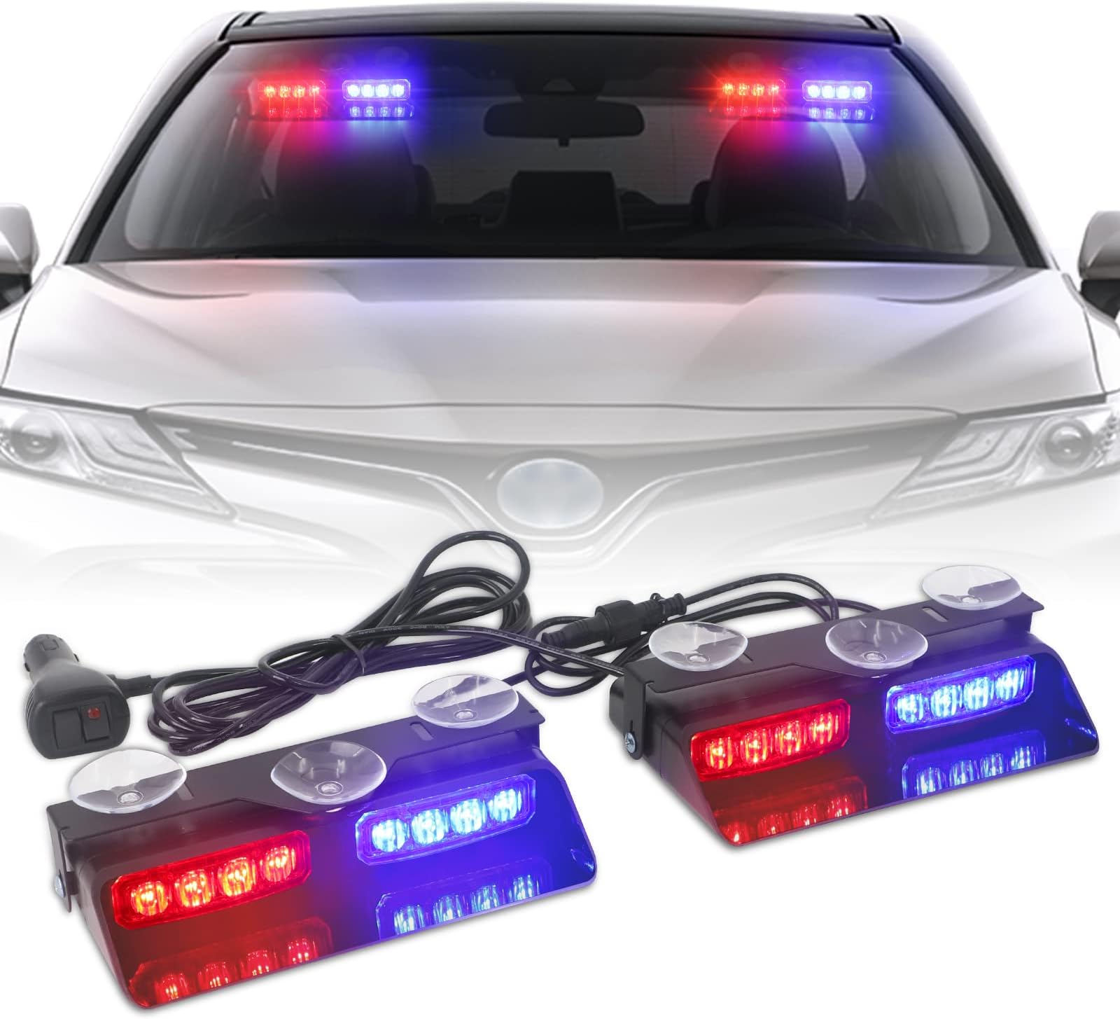 2 in1 Dash Police Lights