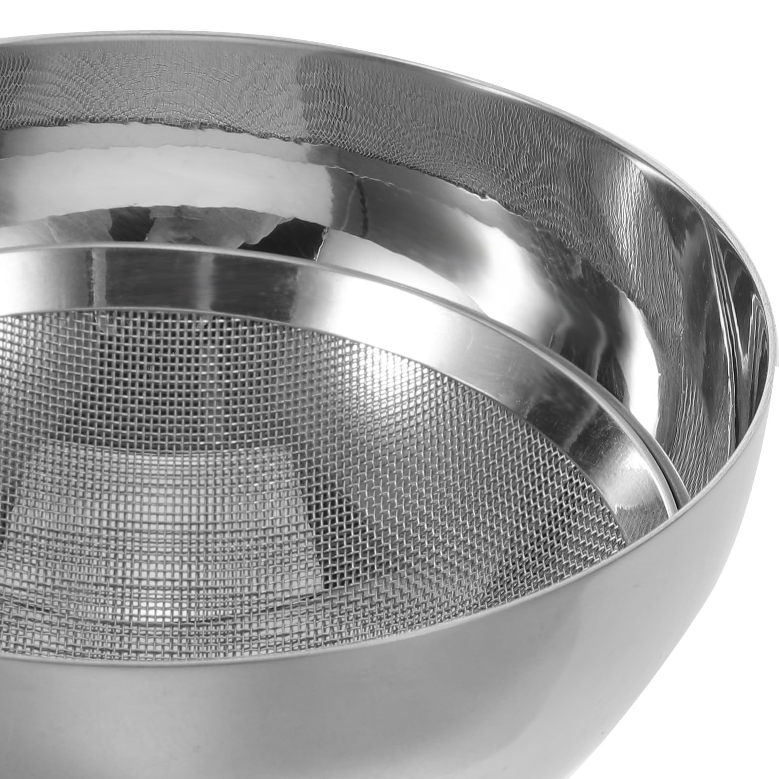 MAGICLULU Entonnoir filtrant en acier inoxydable : passoire à vin à mailles fines - entonnoir aérateur pour cocktails - outil de service pour spiritueux en cuisine