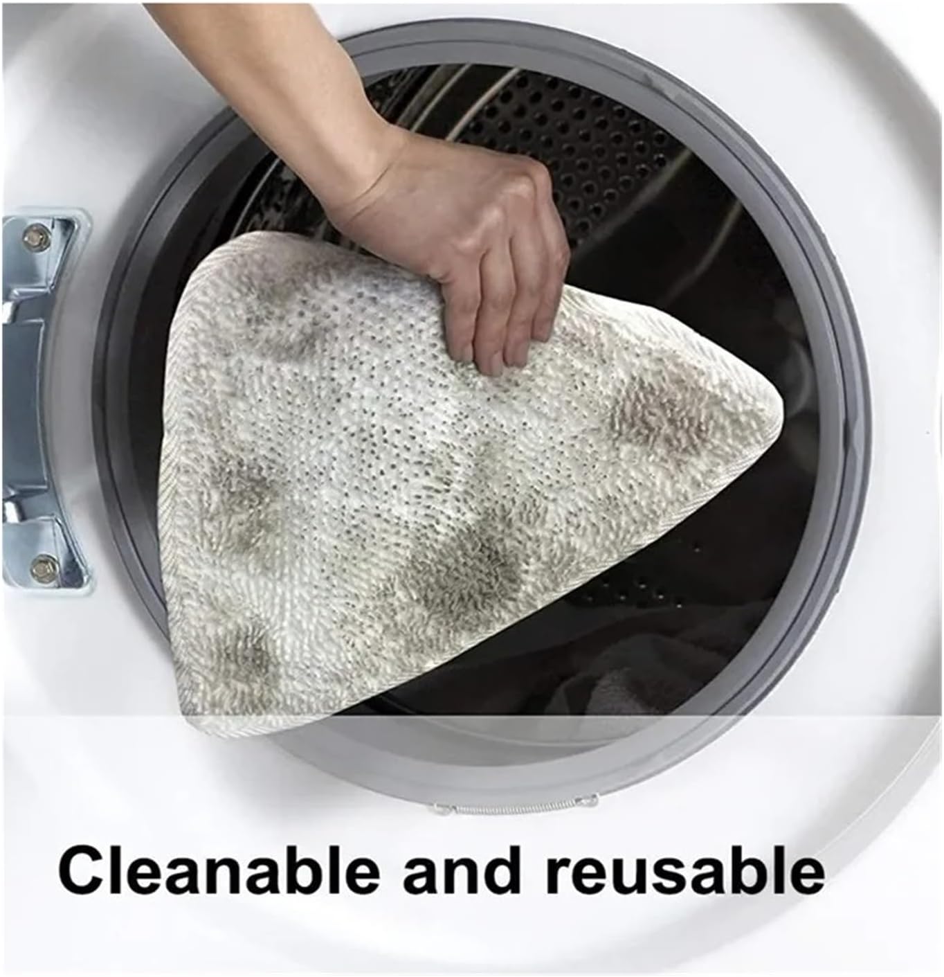 Ultra-fine Fiber Steam Mop Pad, Cleaner Parts Triangle Replacement Cloth Accessories(10pcs)