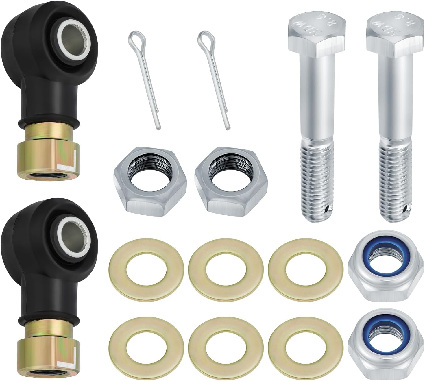 JAVIK Outer Tie Rod End 2 Set for Polaris RZR 570 800 900 Ranger 400 425 500 570 700 800 900 1000 ACE 325 570 900 Brutus HD GEM E2/E4/E6 EM1400
