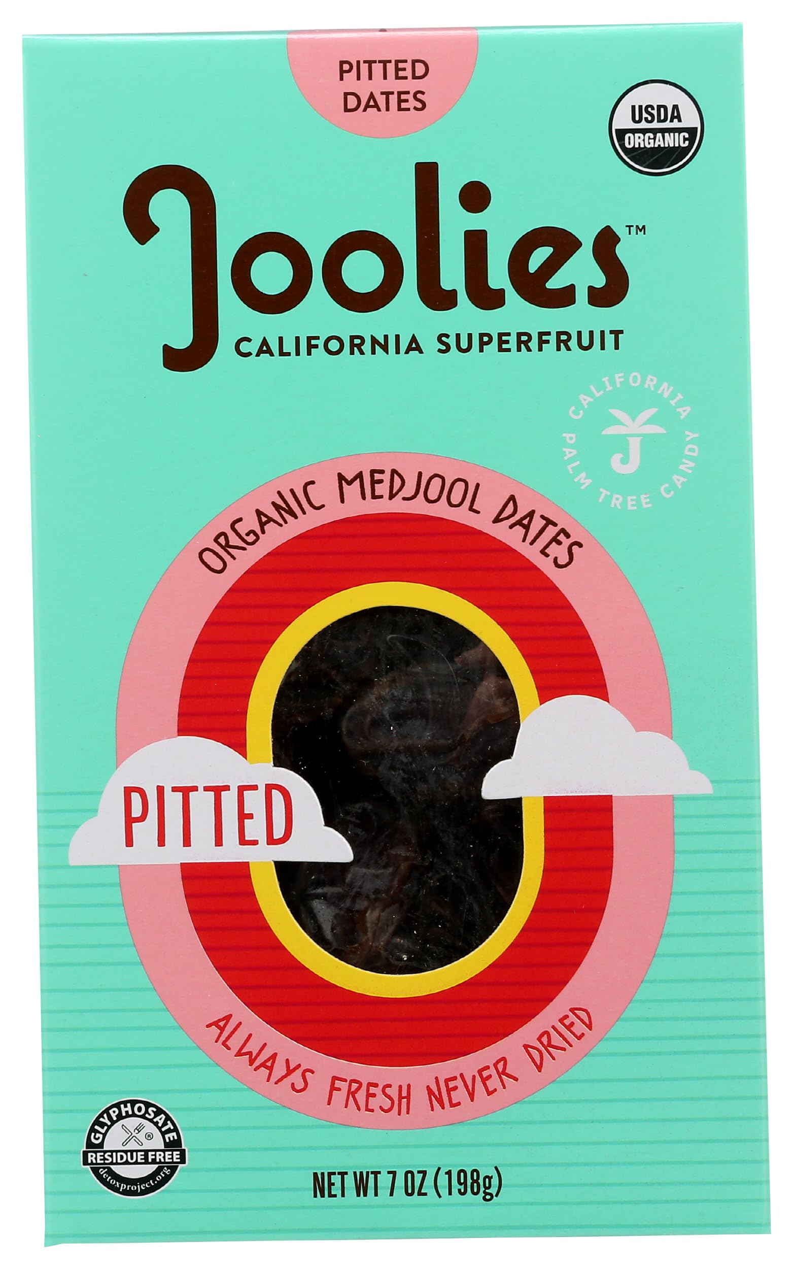 JOOLIESOrganic Pitted Medjool Dates, 7 OZ