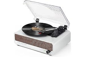 Stunning, portable vinyl player for an immersive musical experience
