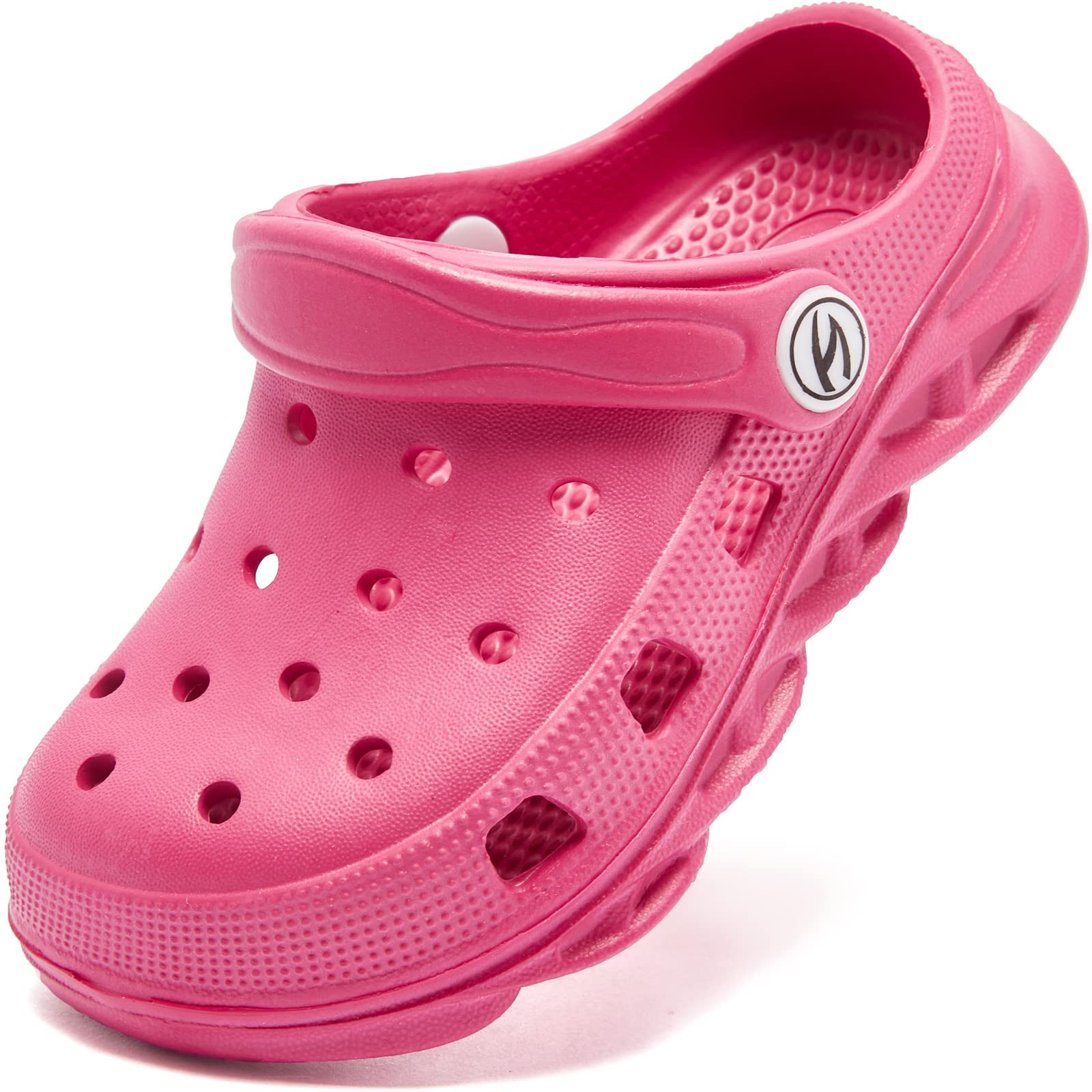 HOBIBEAR Boys and Girls Classic Graphic Garden Clogs Slip on Water Shoes(Toddler/Little Kids/Big Kids)