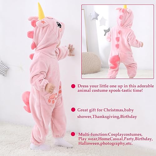 Miniatura 7 de TONWHAR Disfraz unisex para bebé, traje de animal para niños pequeños y niños
